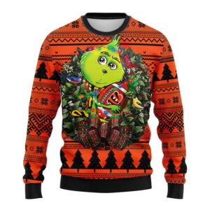 Cincinnati Bengals Grinch Hug Ugly Christmas Sweater Grinch Xmas Sweater 1.jpeg