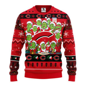 Cincinnati Reds 12 Grinch Xmas Day Ugly Christmas Sweater Grinch Xmas Sweater 1.jpeg