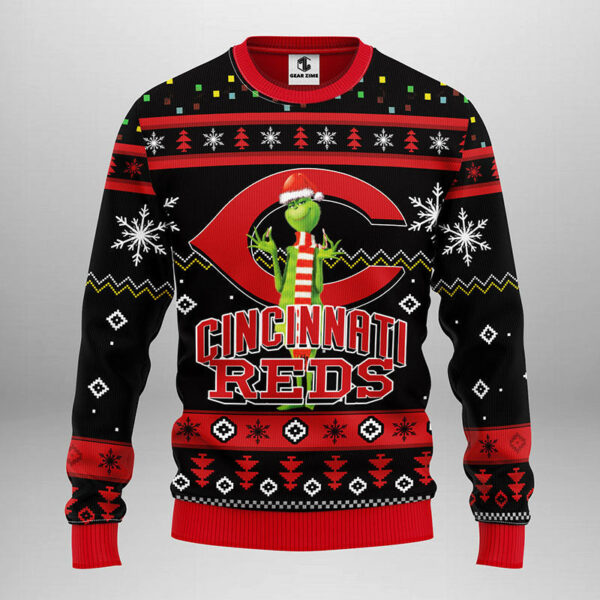 Cincinnati Reds Grinch Ugly Christmas Sweater Grinch Xmas Sweater 1.jpeg