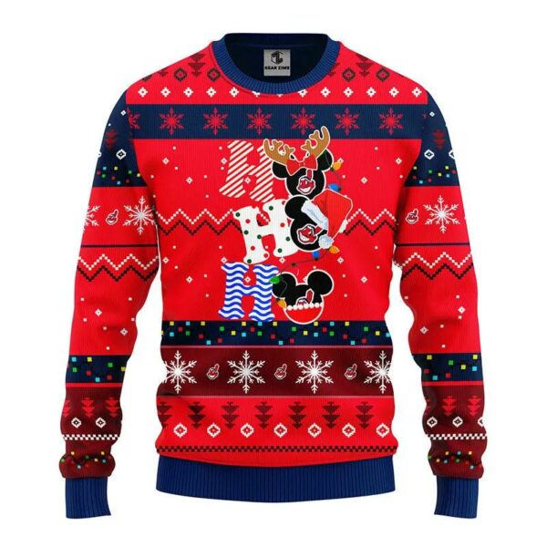 Cleveland Indians Hohoho Ugly Christmas Sweater