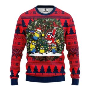 Cleveland Indians Minion Ugly Christmas Sweater