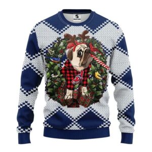 Cleveland Indians Pub Dog Ugly Christmas Sweater