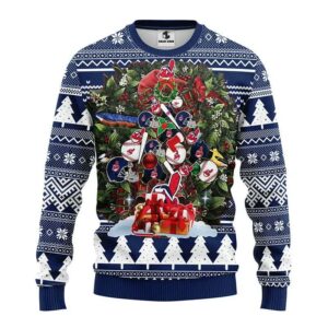 Cleveland Indians Tree Christmas Ugly Sweater