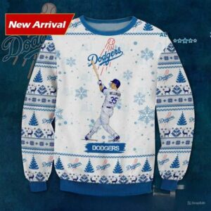 Cody Bellinger Los Angeles Dodgers Ugly Christmas Sweater