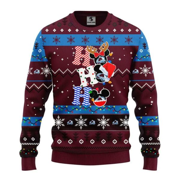 Colorado Avalanche Hohoho Ugly Christmas Sweater