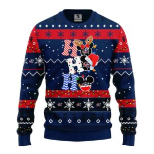 Columbus Blue Jackets Hohoho Ugly Christmas Sweater