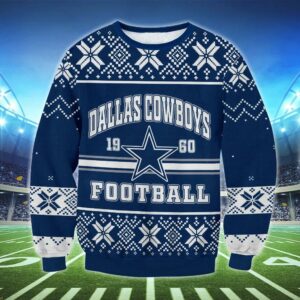 Dallas Cowboys 1960 Ugly Christmas Sweater