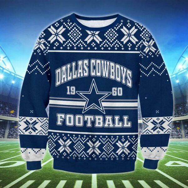 Dallas Cowboys 1960 Ugly Christmas Sweater