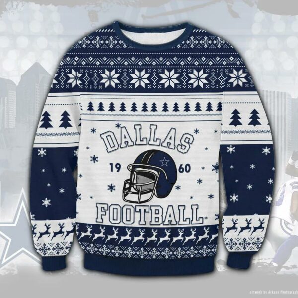 Dallas Cowboys Big Logo Ugly Christmas Sweater