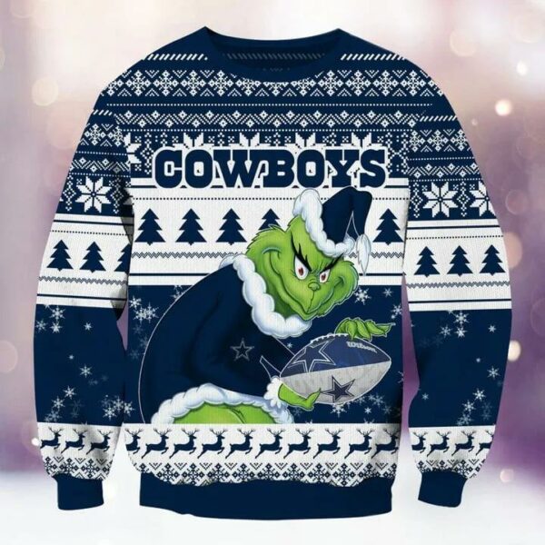 Dallas Cowboys Grinch Ugly Christmas Sweater Dallas Cowboys Xmas Sweater 1.jpg