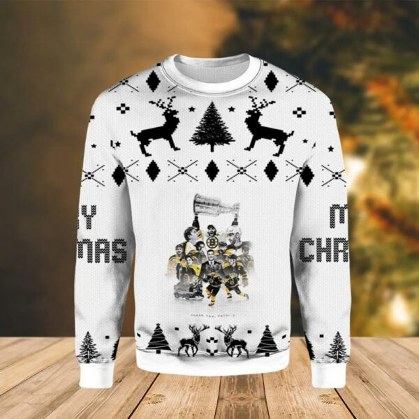 David Krejci Boston Bruins Ugly Christmas Sweater