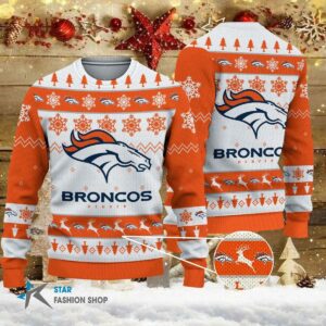 Denver Broncos NFL Ugly Christmas Sweater