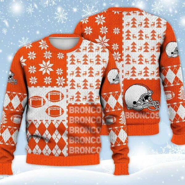 Denver Broncos Ugly Christmas Sweater