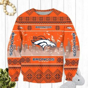 Denver Broncos Ugly Holiday Sweater