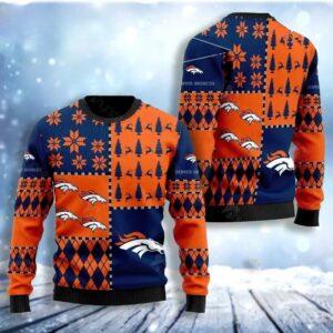 Denver Broncoss Best Christmas Ugly Chrismas Sweater