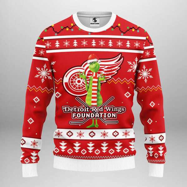 Detroit Red Wings Funny Grinch Ugly Christmas Sweater Grinch Xmas Sweater 1.jpeg