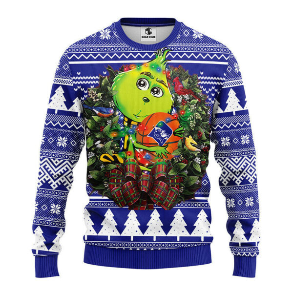 Duke Blue Devils Grinch Hug Ugly Christmas Sweater Grinch Xmas Sweater 1.jpeg