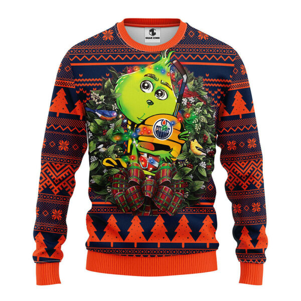 Edmonton Oilers Grinch Hug Ugly Christmas Sweater Grinch Xmas Sweater 1.jpeg