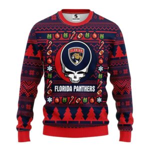 Florida Panthers Grateful Dead Ugly Christmas Sweater