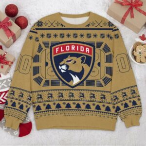 Florida Panthers NHL Custom Ugly Christmas Sweater