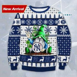 Gnome New York Yankees Ugly Christmas Sweater