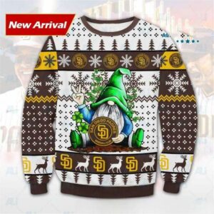 Gnome San Diego Padres Ugly Christmas Sweater