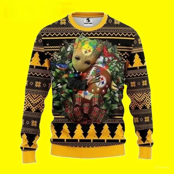 Grateful Dead Sweatshirt Knitted Green Bay Packers Ugly Christmas Sweater