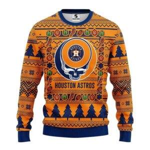 Houston Astros Grateful Dead Ugly Christmas Sweater