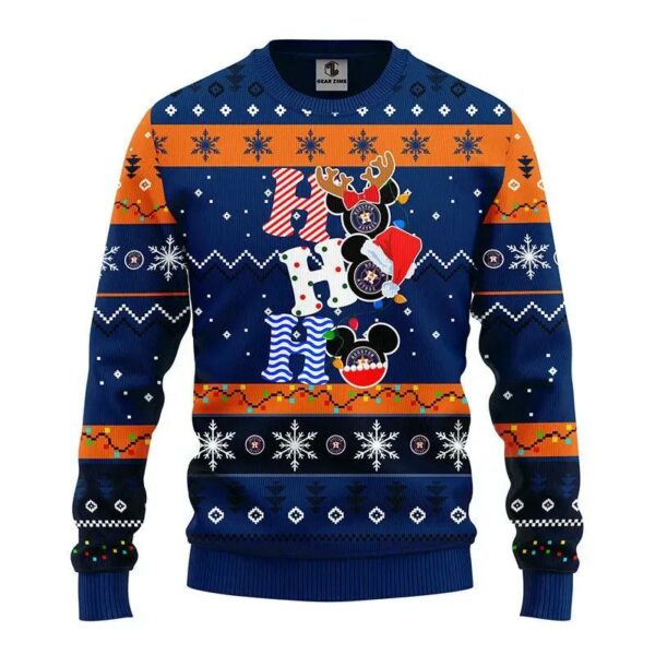 Houston Astros Hohoho Ugly Christmas Sweater