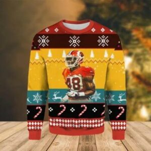 Isaiah Simmons 48 Arizona Cardinals Clemson Tigers Ugly Christmas Sweater