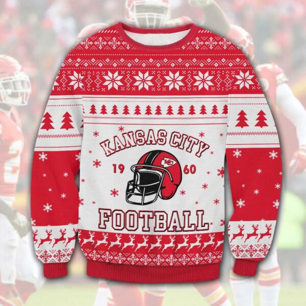 Kansas City Chiefs 1960 Ugly Christmas Sweater