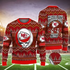 Kansas City Chiefs Grateful Ugly Sweater