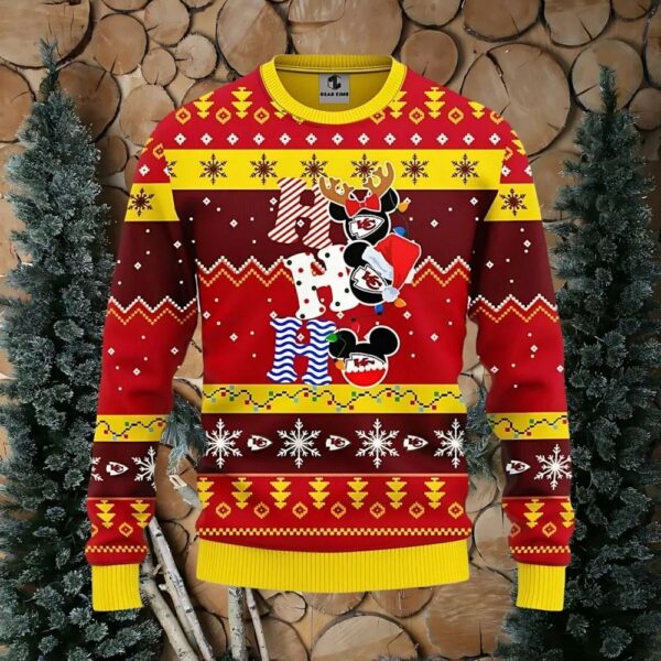 Kansas City Chiefs HoHoHo Ugly Christmas Sweater