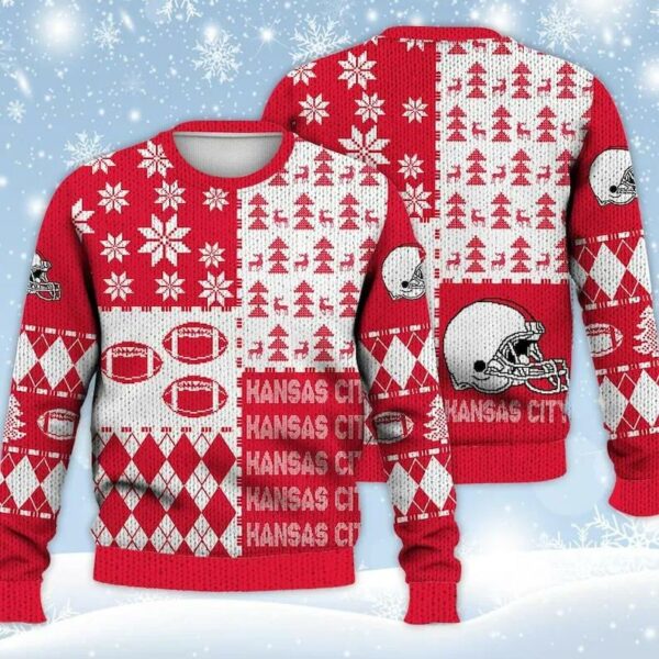 Kansas City Chiefs Ugly Sweater Christmas