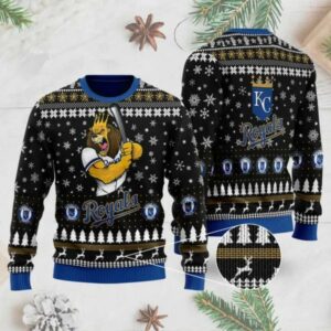 Kansas City Royals Mascot Ugly Christmas Sweater