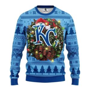 Kansas City Royals Santa Hat Ugly Christmas Sweater