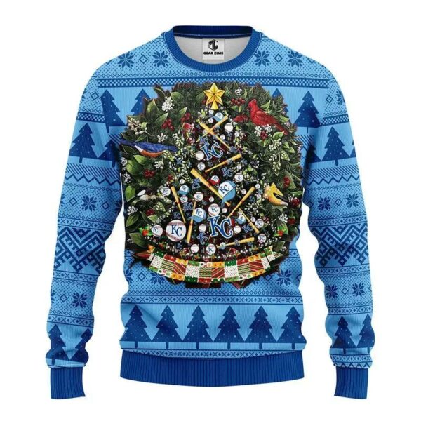 Kansas City Royals Tree Christmas Ugly Sweater