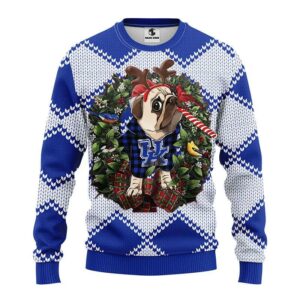 Kentucky Wildcats Pub Dog Ugly Christmas Sweater