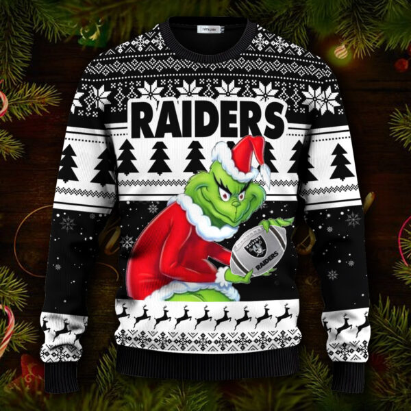 Las Vegas Raiders The Grinch Ugly Christmas Sweater 3.jpg