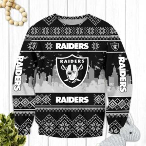 Las Vegas Raiders Ugly Christmas Sweater (2)