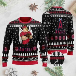 Los Angeles Angels Mascot Ugly Christmas Sweater