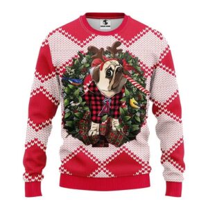 Los Angeles Angels Pub Dog Ugly Christmas Sweater