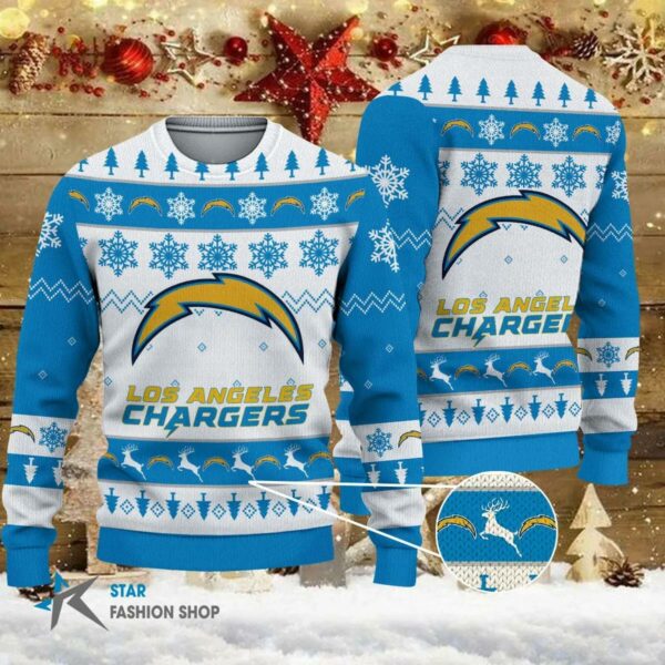 Los Angeles Chargers Ugly Christmas Sweater