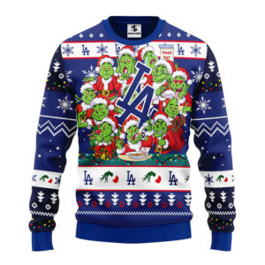 Los Angeles Dodgers 12 Grinch Xmas Day Ugly Christmas Sweater Grinch Xmas Sweater 1.jpeg