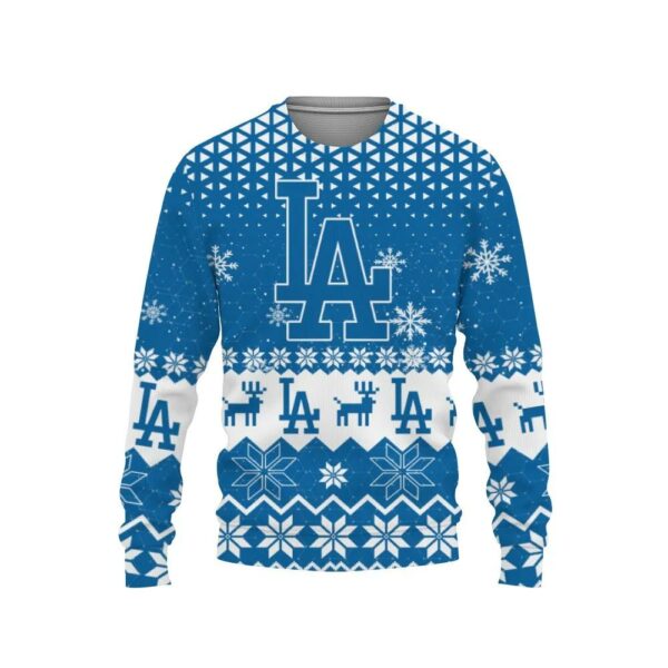 Los Angeles Dodgers Baseball Ugly Christmas Sweater