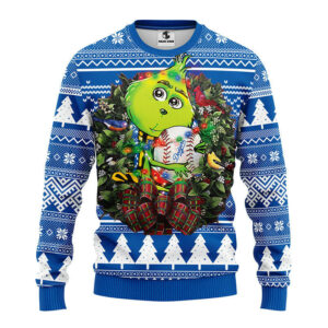 Los Angeles Dodgers Grinch Hug Ugly Christmas Sweater Grinch Xmas Sweater 1.jpeg