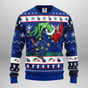 Los Angeles Dodgers Grinch Ugly Christmas Sweater Grinch Xmas Sweater 1.jpeg