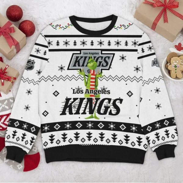 Los Angeles Kings NHL Grinch Ugly Christmas Sweater