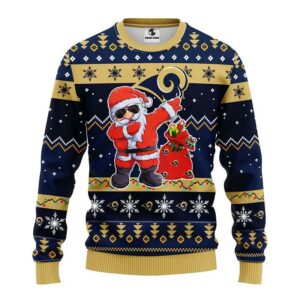 Los Angeles Rams Dabbing Santa Claus Ugly Sweater Christmas