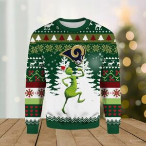 Los Angeles Rams Grinch ScoobyDoo Ugly Christmas Sweater